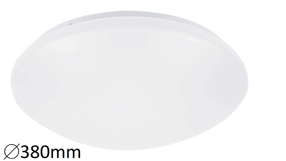 Plafoniera Lucas LED, metal, alb, cu senzor de miscare, 1560 lm, lumina neutra (4000K), 3420, Rabalux