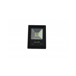 Proiector led COB 10W, 700lm, IP65, lumina rece 6500K, negru, Alled