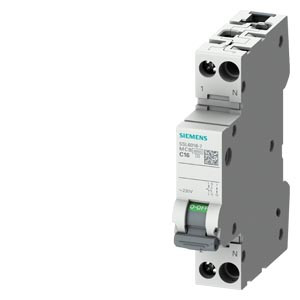 Siguranta automata P+N, 10A, curba de declansare C, capacitate de rupere 6kA, Siemens