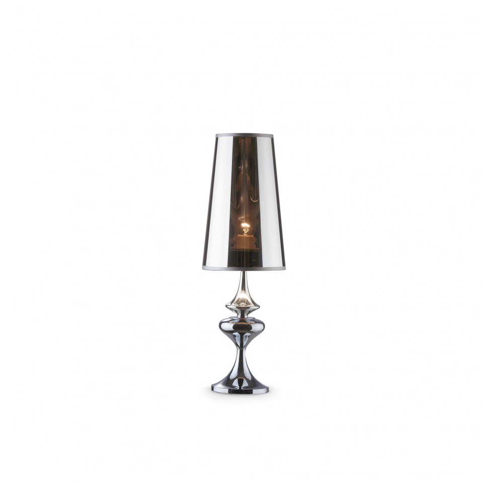Veioza ALFIERE TL1 SMALL, metal, crom, 1 bec, dulie E27, 032467, Ideal Lux