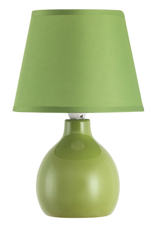 Lampa de birou Ingrid, ceramica, textil, verde, 1 bec, dulie E14, 4477, Rabalux Rabalux imagine noua 2022