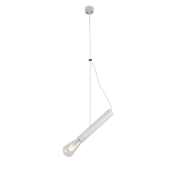 Pendul alb, design modern, dulie E27, Optonica