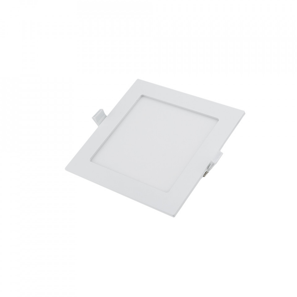 Spot led 12W Patrat 3 in 1(3000K-4500K-6000K), Incastrat, Optonica