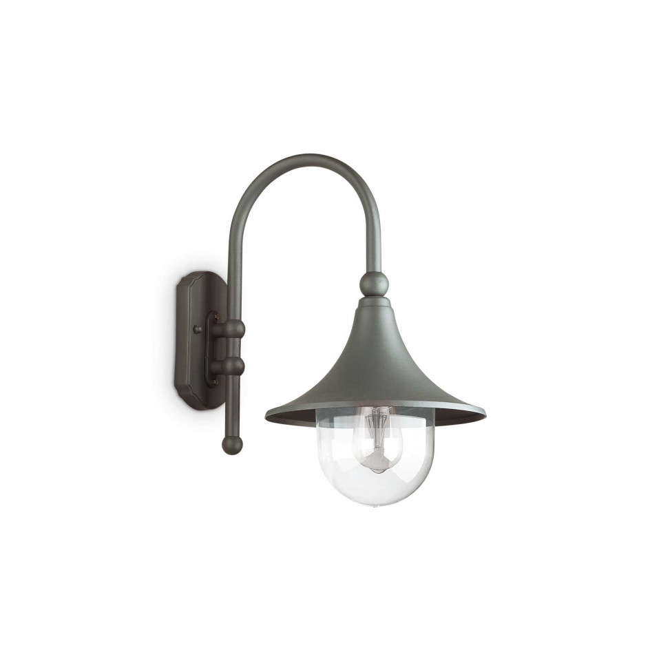 Aplica de exterior CIMA AP1, antracit, 1 bec, dulie E27, 246819, Ideal Lux