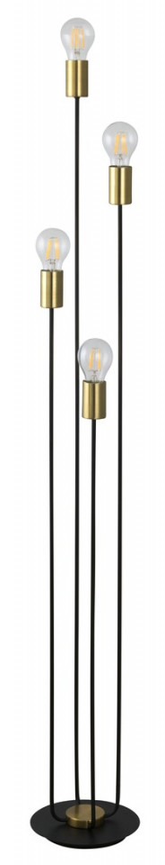 Lampadar Lanny, metal, negru, 4 becuri, dulie E27, 4561, Rabalux