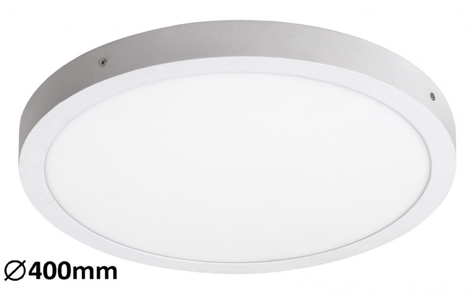 Plafoniera Lois LED, rotund, metal, alb mat, 2500 lm, lumina neutra (4000K), 2658, Rabalux