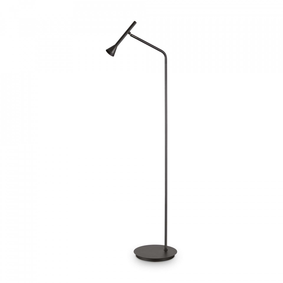 Lampadar LED DIESIS PT, metal, negru, 7W, 660 lm, lumina calda (3000K), 279800, Ideal Lux