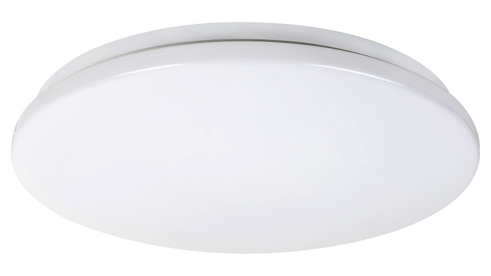 Plafoniera Emmett LED, rotund, metal, alb, cu telecomanda, 1200 lm, temperatura de culoare variabila (3000-6500K), 5698, Rabalux