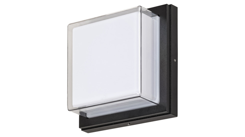 Aplica de exterior Andorra LED, metal, negru, 650 lm, lumina neutra (4000K), 8829, Rabalux