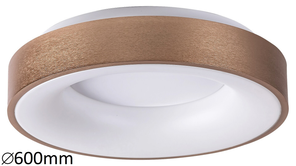 Plafoniera Carmella LED, metal, alb, auriu, rotund, 3400 lm, lumina neutra (4000K), 5053, Rabalux