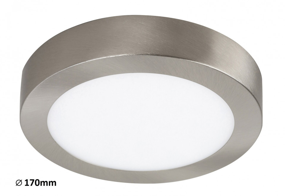 Plafoniera Lois LED, rotund, metal, crom satin, 800 lm, lumina calda (3000K), 2659, Rabalux