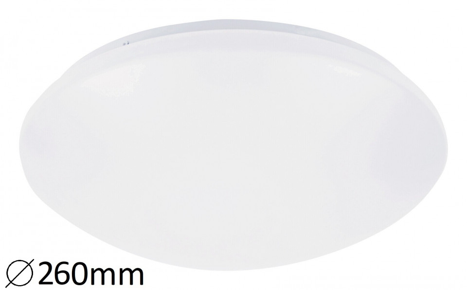 Plafoniera Lucas LED, metal, alb, cu senzor de miscare, 780 lm, lumina neutra (4000K), 3418, Rabalux