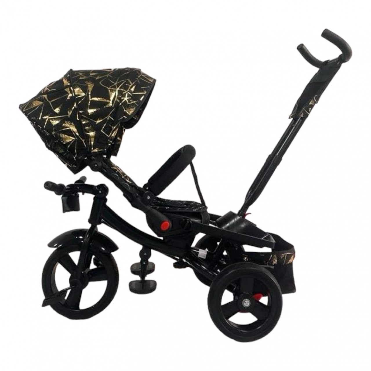 scaun auto copii cu pozitie de somn Tricicleta pliabila cu scaun reversibil si pozitie de somn, auriu, TMR-48-auriu