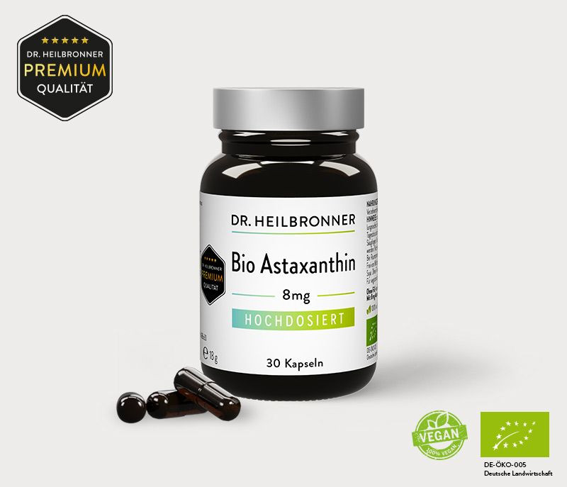 Dr. Heilbronner - Organic Astaxanthin 8mg–high dosed, 30capsule