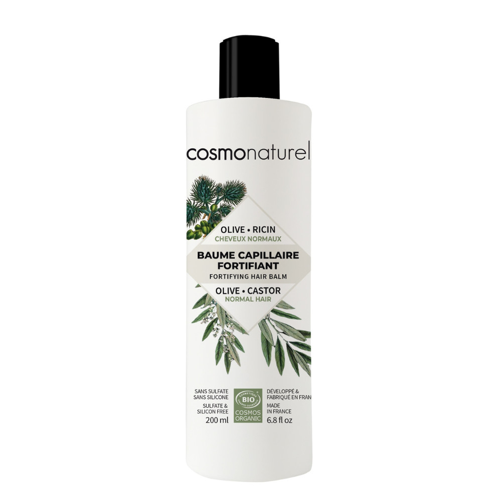 Balsam de păr organic fortifiant pentru păr normal, 200ml, Cosmo Naturel