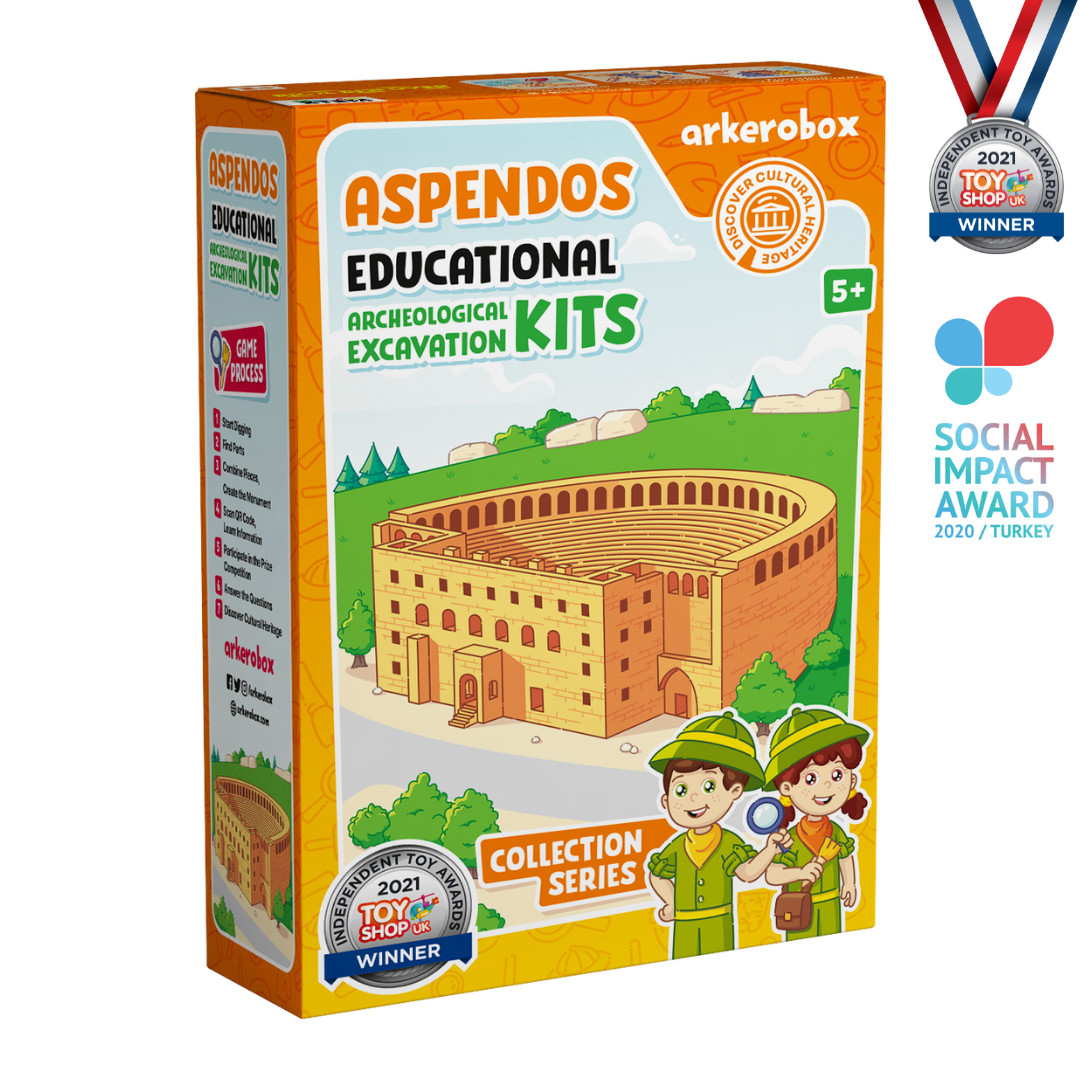 Arkerobox - Set arheologic educational si puzzle 3D, Aspendos