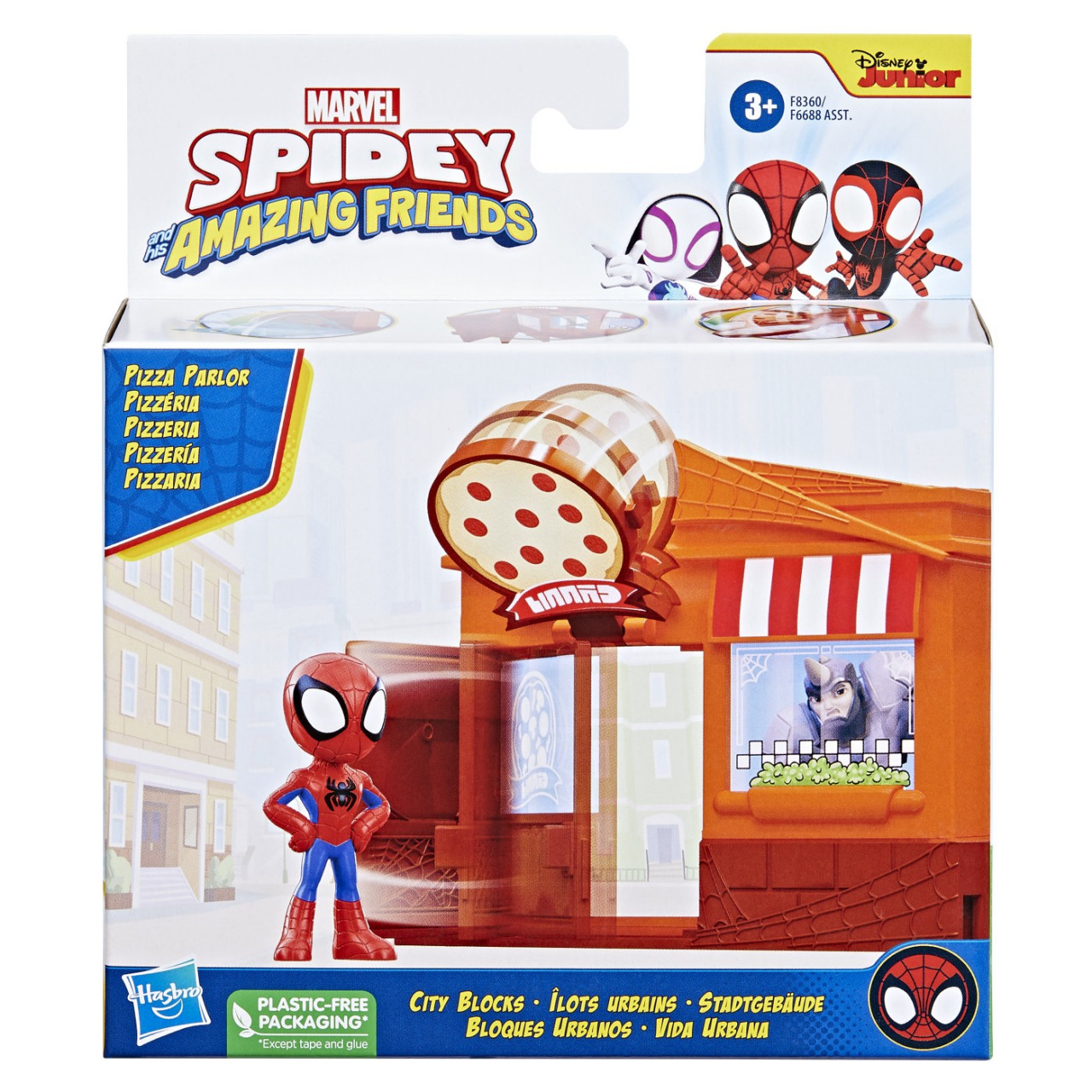 SPIDEY PRIETENII EXTRAORDINARI CITY BLOKS SET DE CONSTRUCTIE PIZZERIE