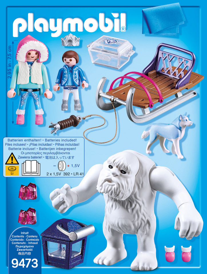 Yeti, Figurine Si Sanie