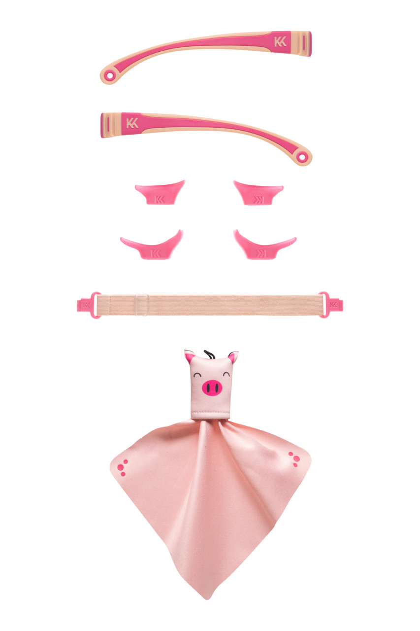 Kit accesorii pentru ochelari de soare MOKKI Click&Change, roz Accesorii Fashion