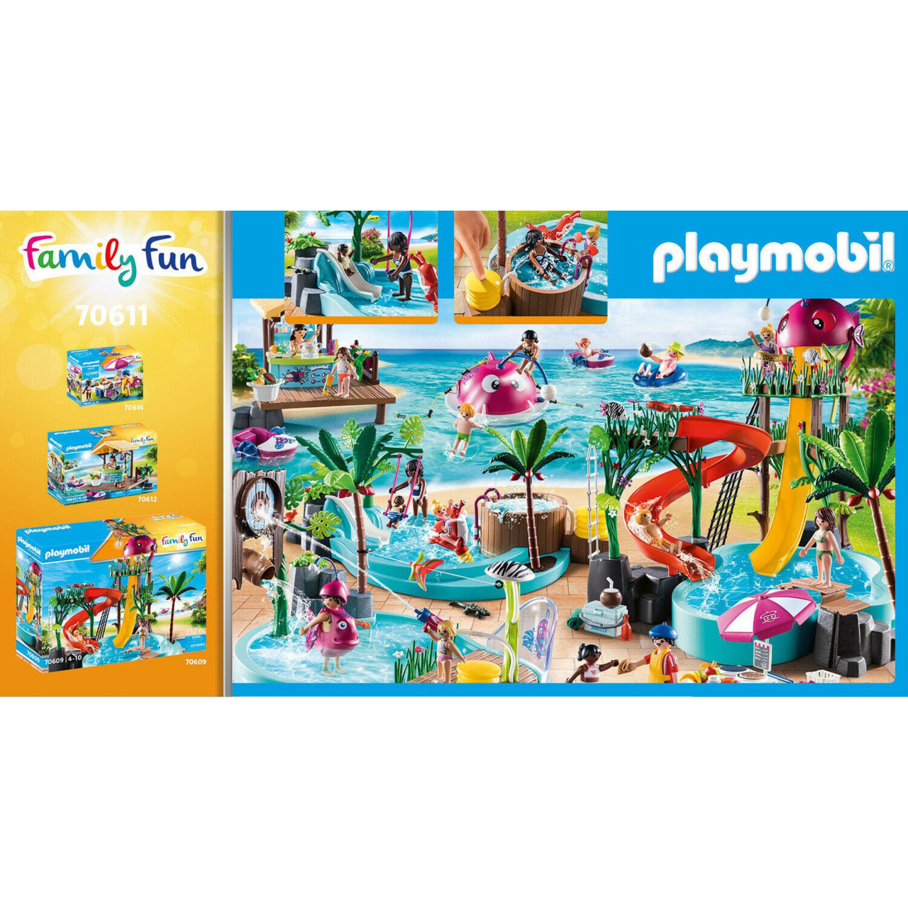 Playmobil – Piscina De Copii Cu Tobogan Jucarii copii