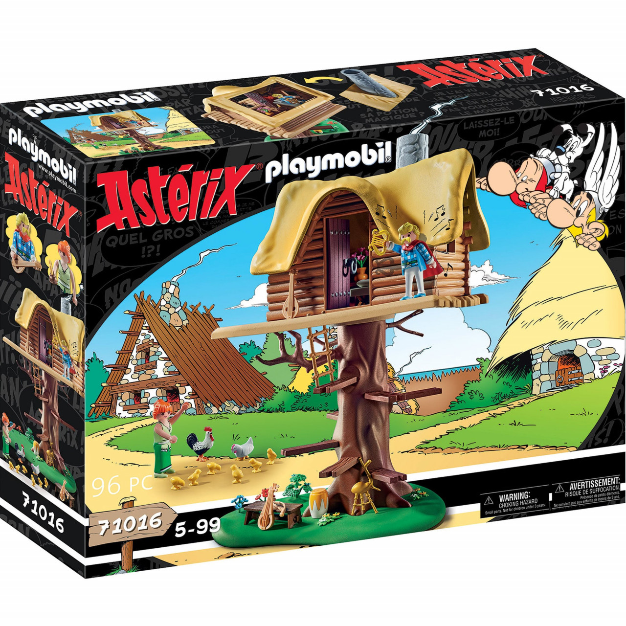 Playmobil – Asterix Si Obelix – Cacofonix Si Casa In Copac Jucarii copii