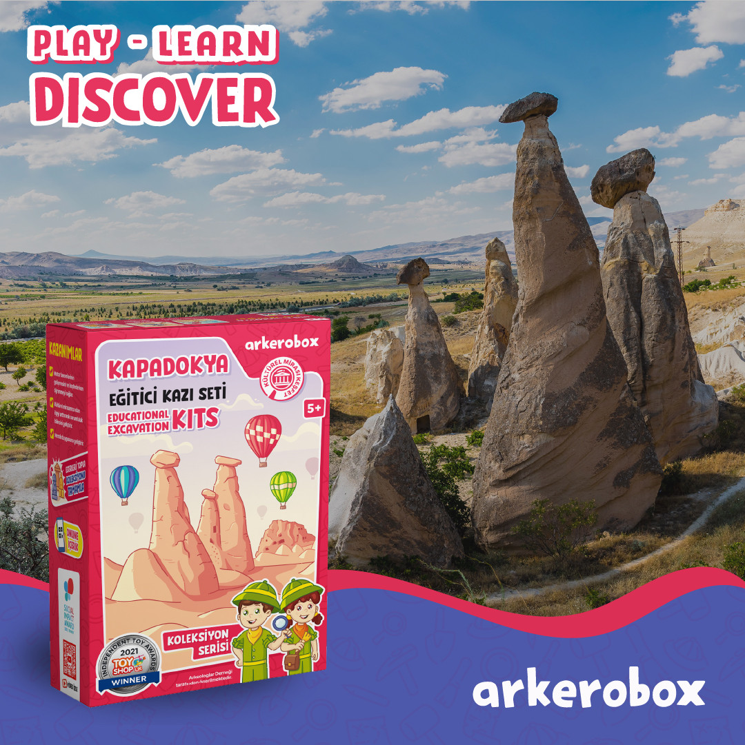 Arkerobox - Set arheologic educational si puzzle 3D, Cappadocia