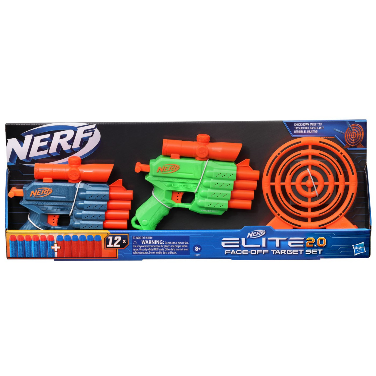 NERF BLASTER NERF SET ELITE 2.0 FACE OFF TARGET SET