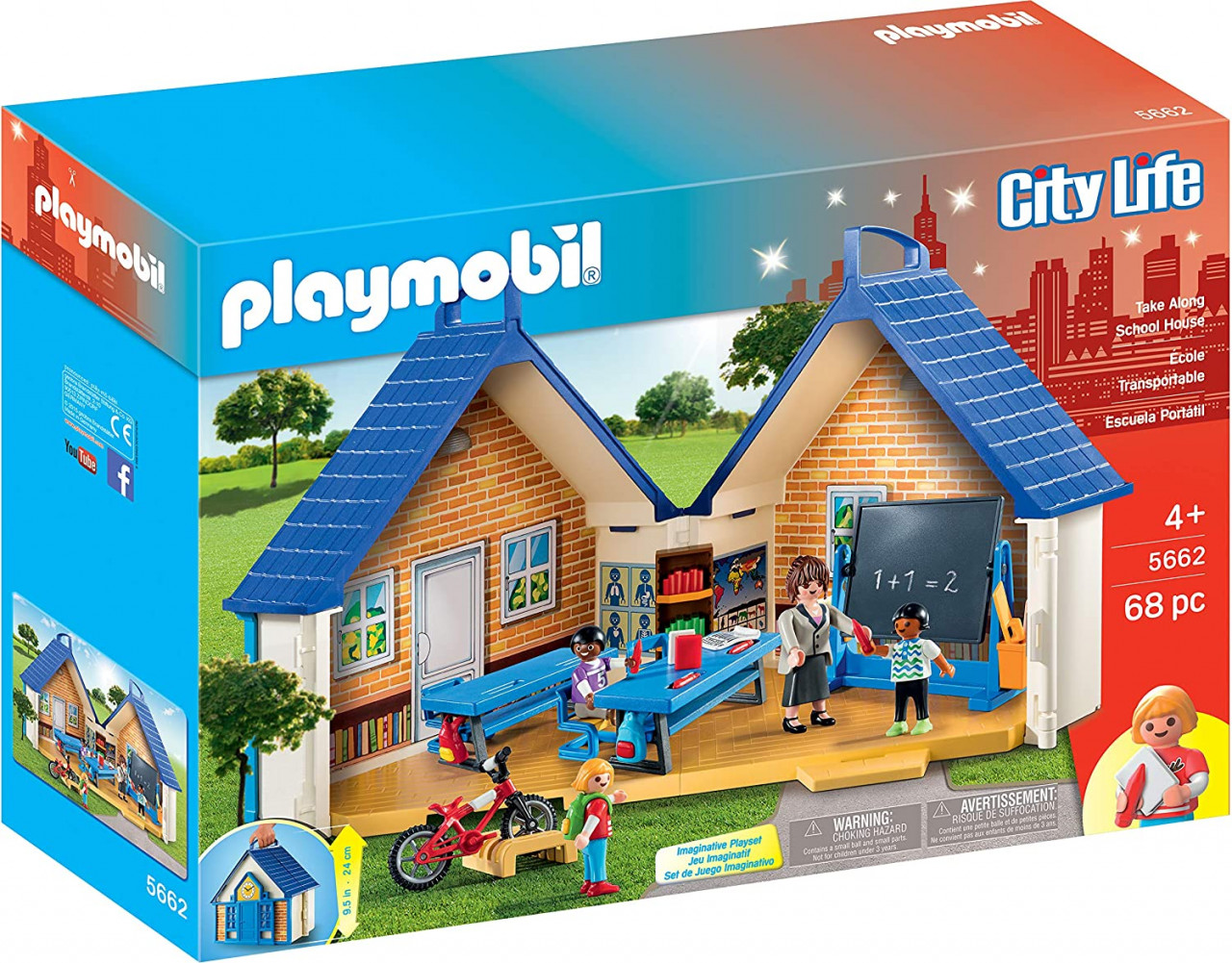 Playmobil – Set Mobil Scoala Jucarii copii