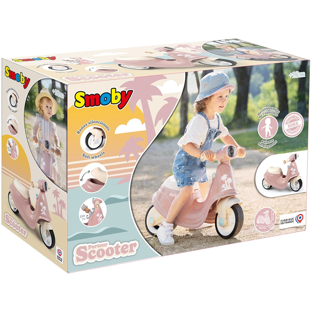 Scuter Smoby Scooter Ride-On roz