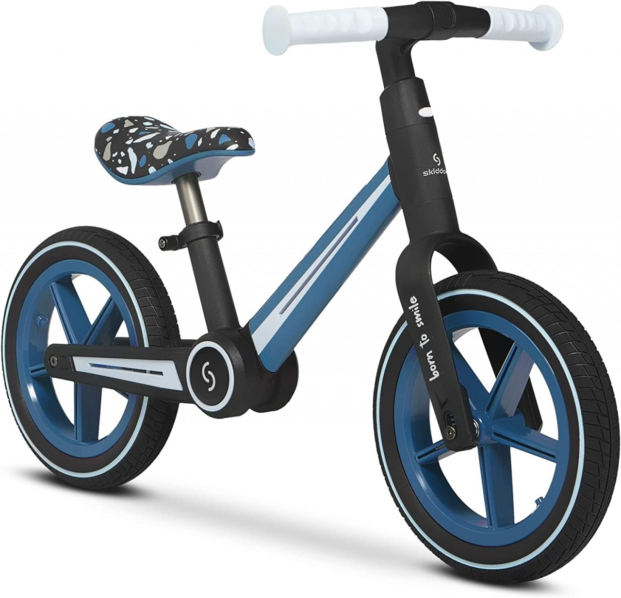 Bicicleta pliabila fara pedale Skiddou Ronny, Denim, Albastru Biciclete copii