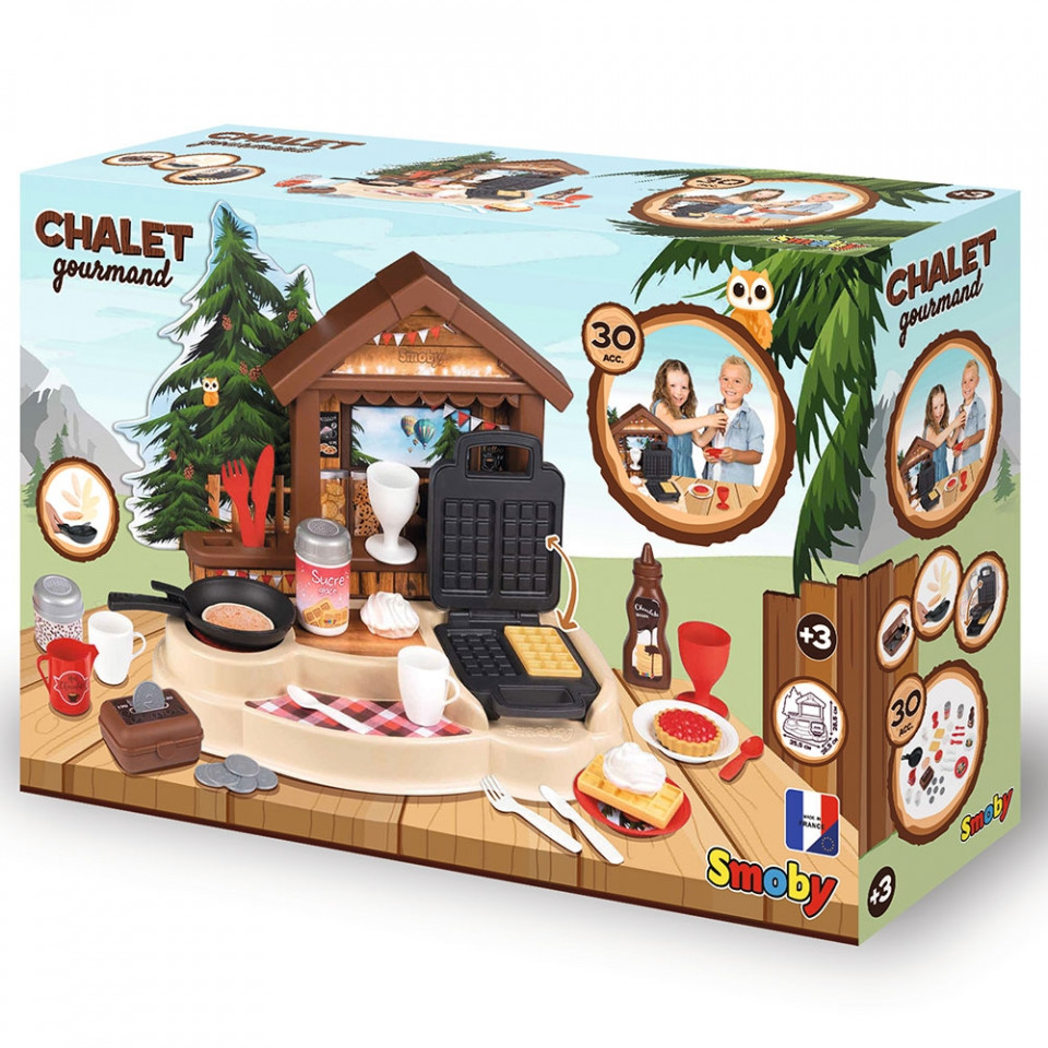 Bucatarie Smoby Gourmand Chalet cu accesorii Jucarii copii