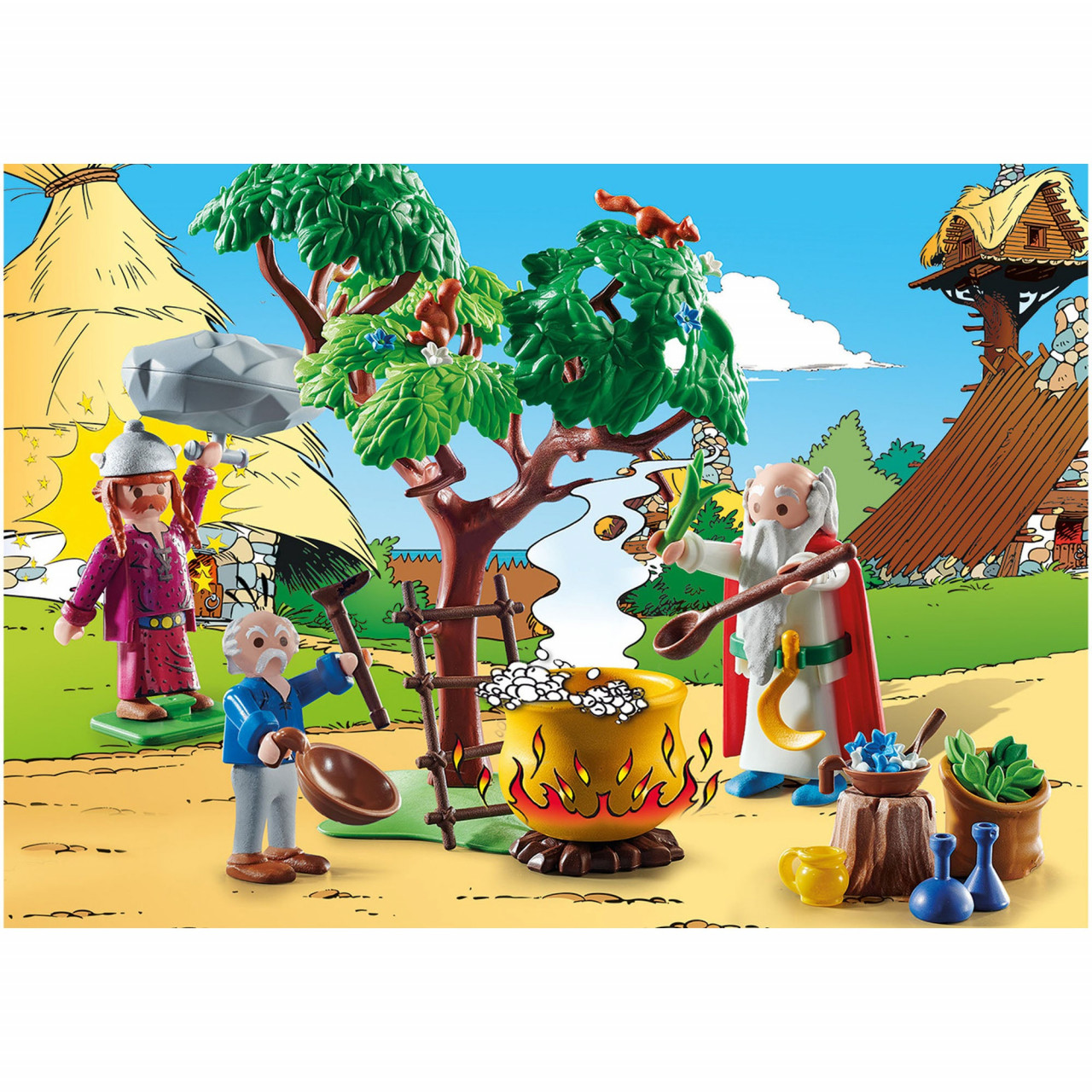 Playmobil – Asterix Si Obelix – Getafix Cu Potiunea Magica Jucarii copii