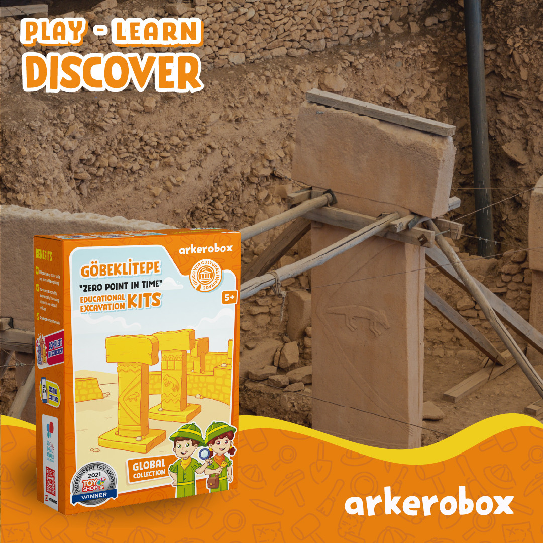 Arkerobox - Set arheologic educational si puzzle 3D, Gobekli Tepe