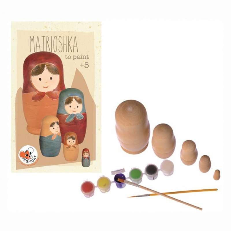 Joc de pictat papusi matrioshka, Egmont toys