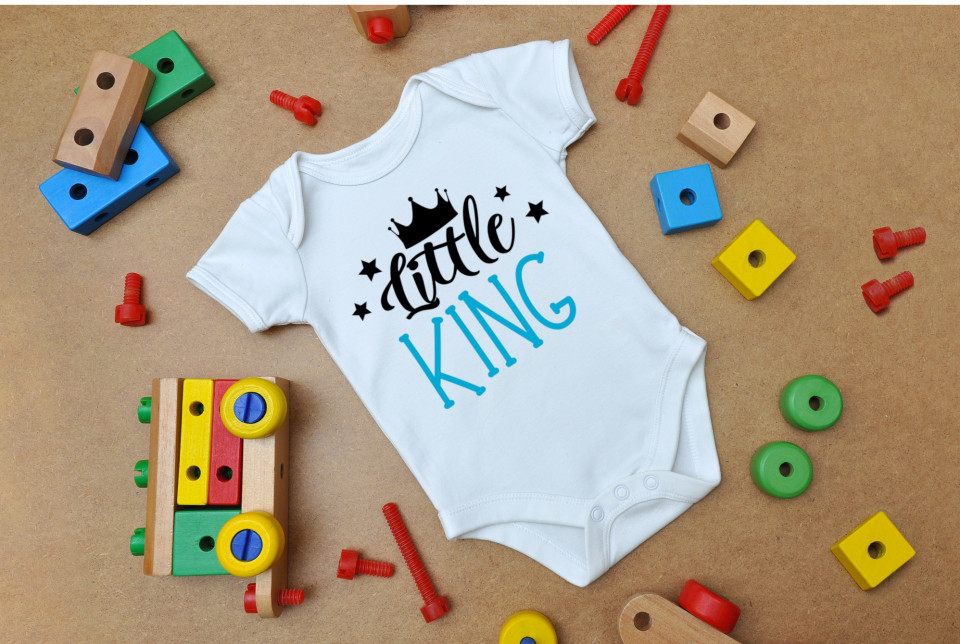 Body Bebe Personalizat Little King