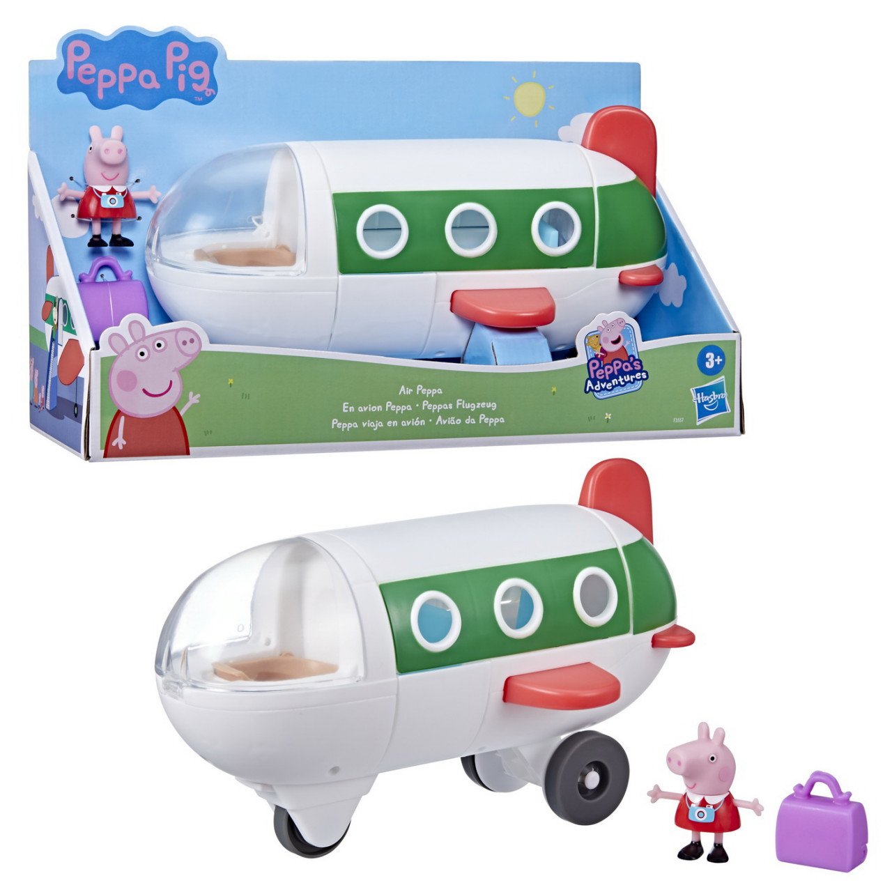 PEPPA PIG SET MERGEM CU AVIONUL