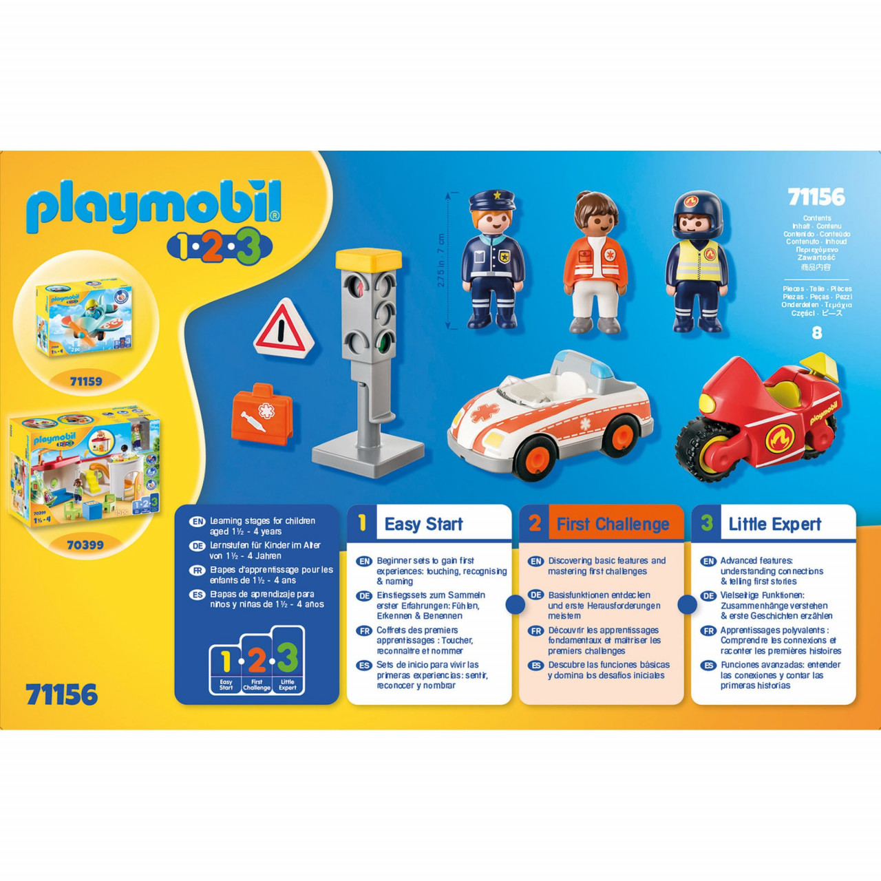 Playmobil – 1.2.3 Eroi Salvatori Jucarii copii