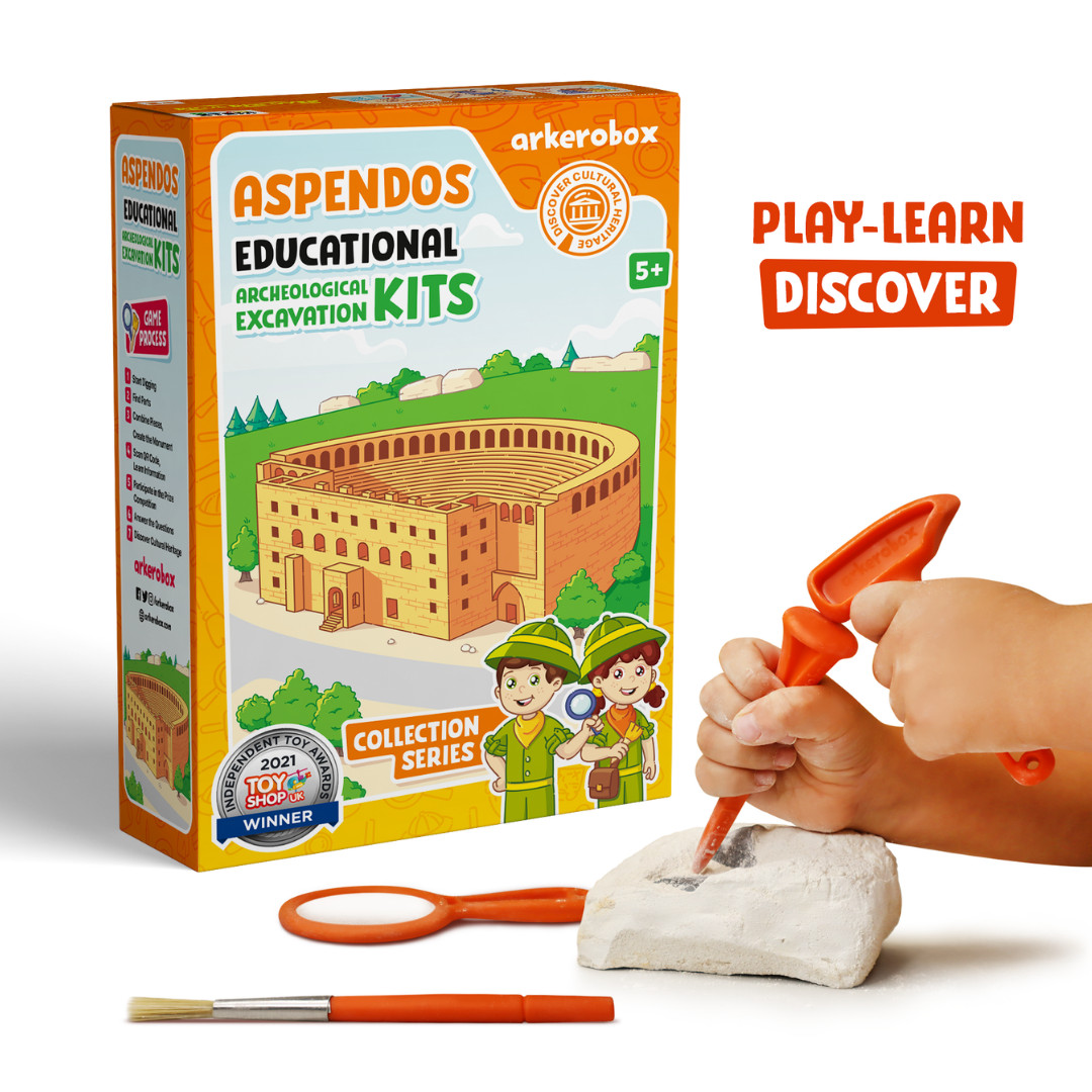 Arkerobox - Set arheologic educational si puzzle 3D, Aspendos