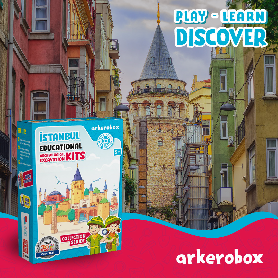 Arkerobox - Set arheologic educational si puzzle 3D, Istanbul