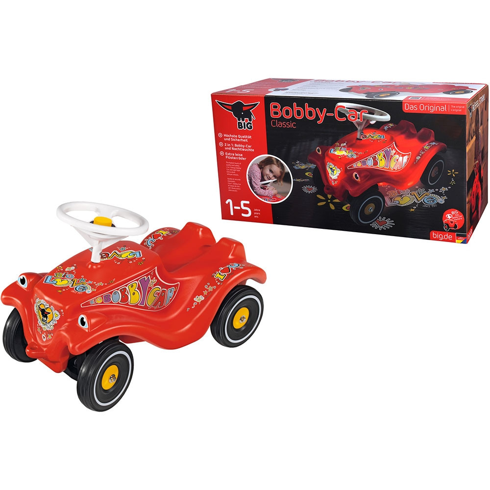 Masinuta de impins Big Bobby Car Classic Lumi