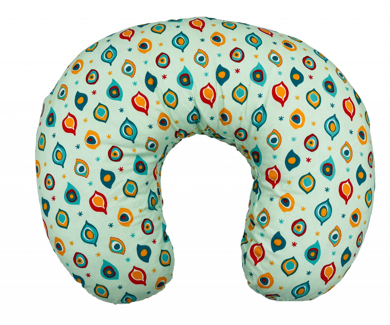 Perna pentru alaptat 2 in 1 Nursing Pillow Paun, BabyJem