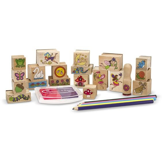 Set de stampile Gradina Zanelor - Melissa & Doug