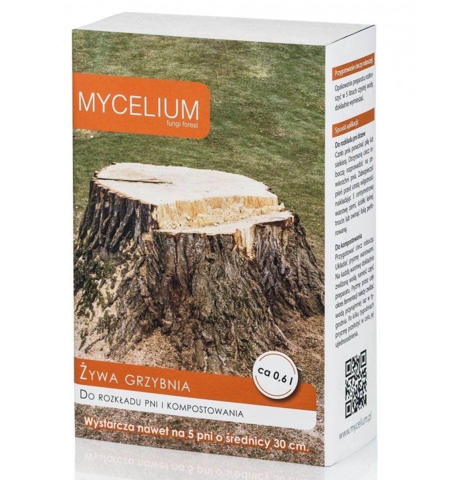 Ciuperca pentru descompunerea trunchiurilor de copaci si compostare (10 g) miceliu de ciuperca utilizat de silvicultori, Seklos