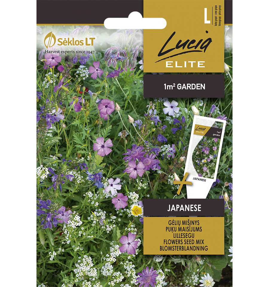 Japanese (8 gr) amestec de 20 soiuri diferite flori japoneze anuale, Seklos