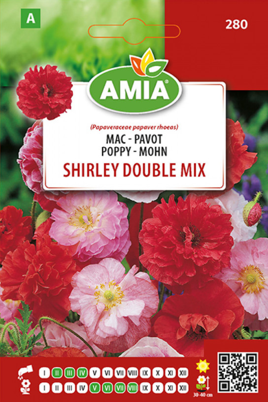 Mac Shirley Double Mix (0.9 gr) seminte de mac, AMIA
