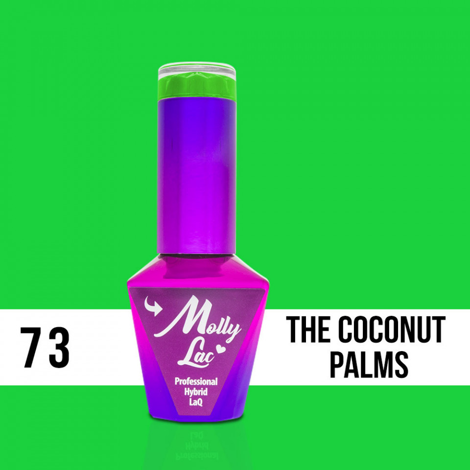 73 The Coconut Palms Molly Lac 10 ml Oja Semipermanenta Coconut
