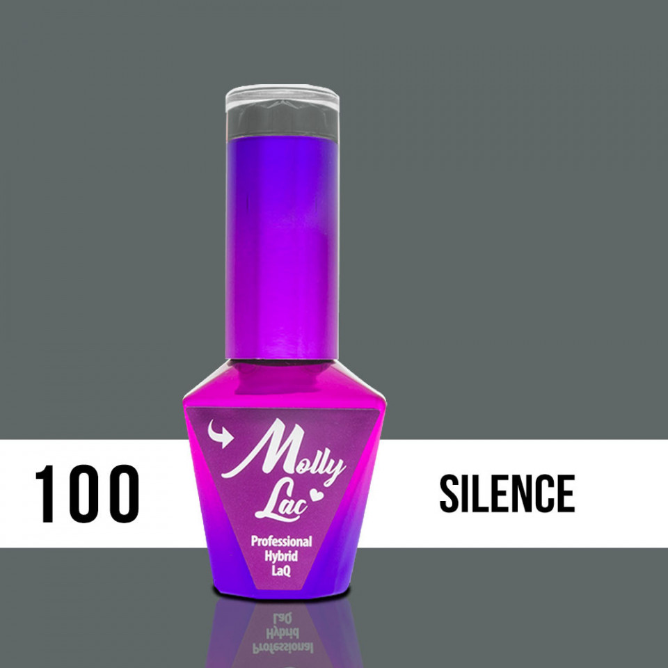 100 Silence Molly Lac 10 ml Oja Semipermanenta Molly Lac fabushop.ro