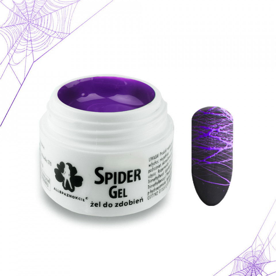 Spider Gel Violet 3 ml – Allepaznokcie Allepaznokcie Allepaznokcie