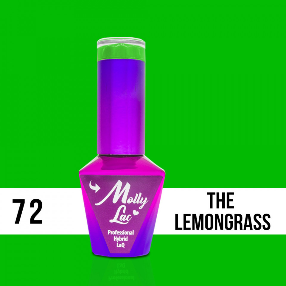 72 The Lemongrass Molly Lac 10 ml Oja Semipermanenta fabushop.ro