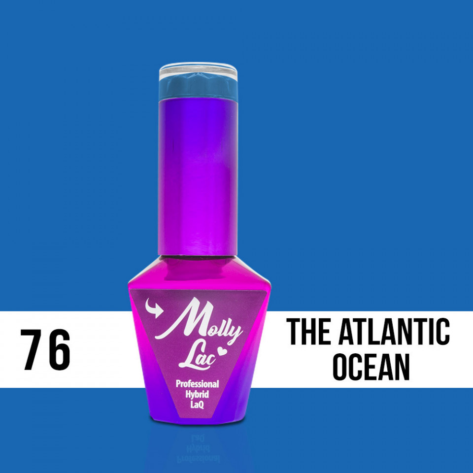 76 The Atlantic Ocean Molly Lac 10 ml Oja Semipermanenta Molly Lac fabushop.ro